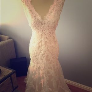 Stunning never worn  lace and beaded wedding dress